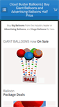 Mobile Screenshot of cloudbusterballoons.com